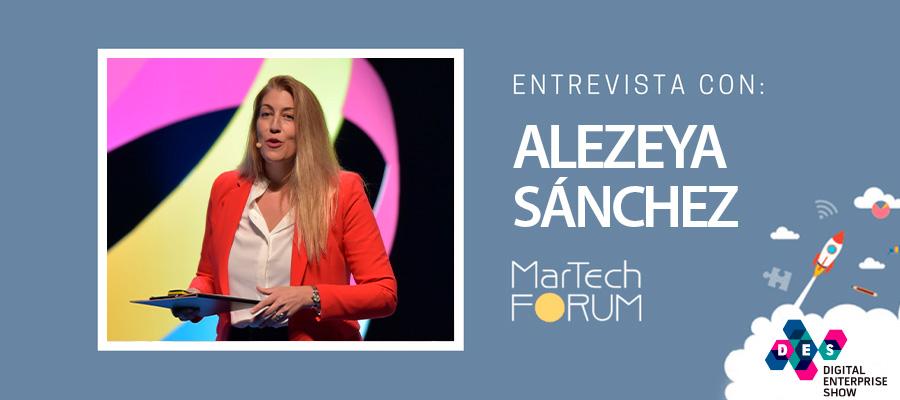 Entrevista Aezleya Sánchez | MarTech Forum